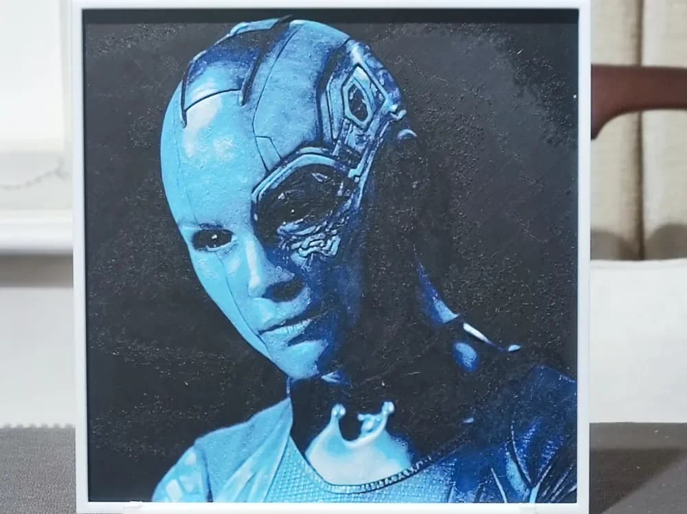 Nebula - HueForge 4 Color by BoDad HueForge model: Nebula - HueForge 4 Color by BoDad
