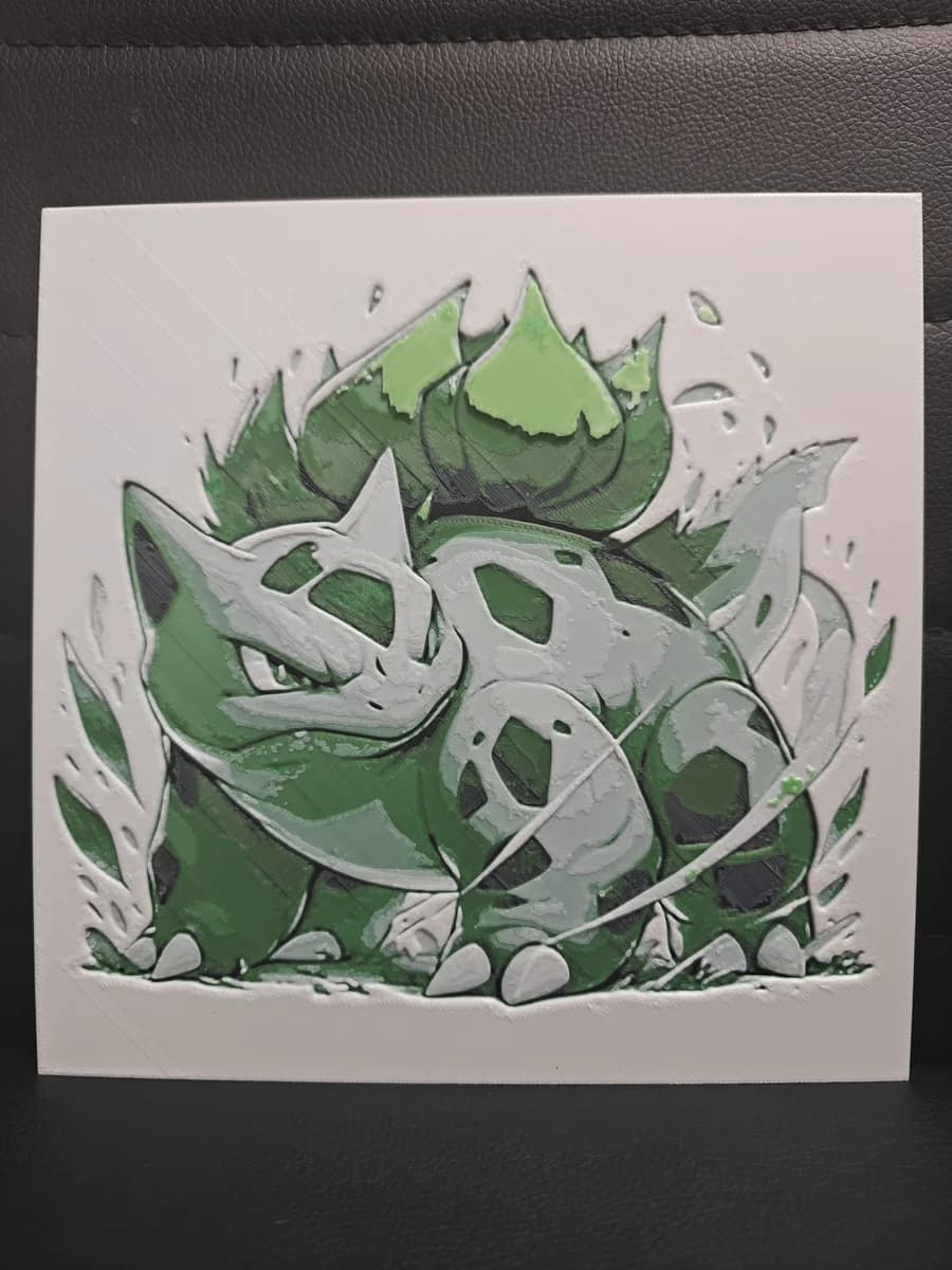 Bulbasaur by TheHueforgeLady HueForge model: Bulbasaur by TheHueforgeLady