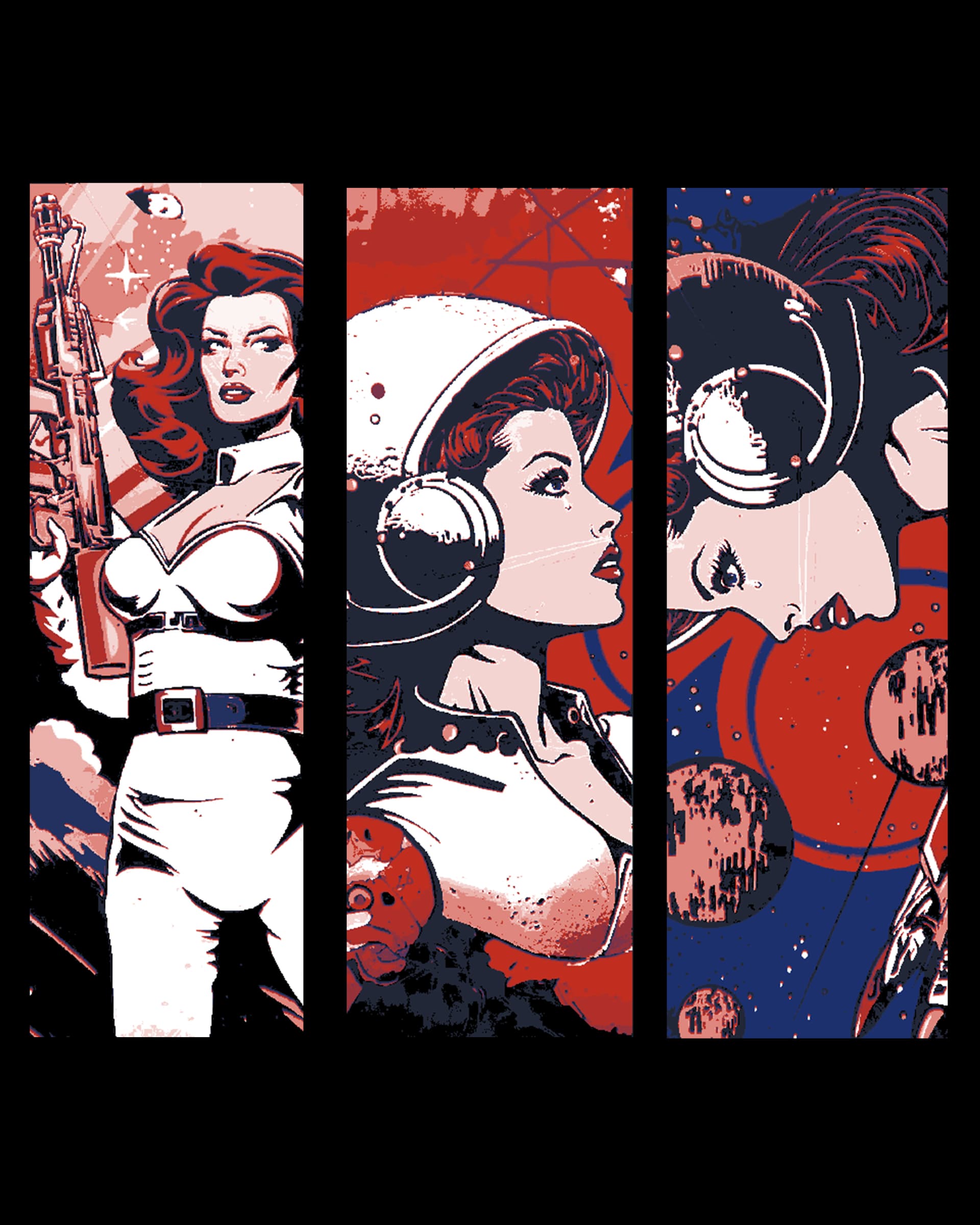 Pop are Pulp Fiction Outer Space Adventures - Set of Bookmarks Pop are Pulp Fiction Outer Space Adventures - Set of Bookmarks
