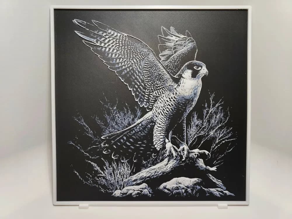 HueForge model: Falcon - Hueforge by BeaN