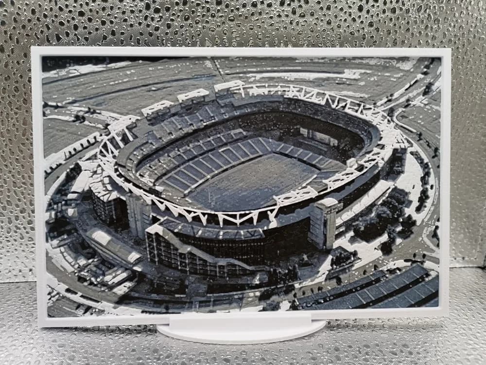 Washington Commanders – Northwest Stadium Hueforge by Borishotch Industries HueForge model: Washington Commanders – Northwest Stadium Hueforge by Borishotch Industries
