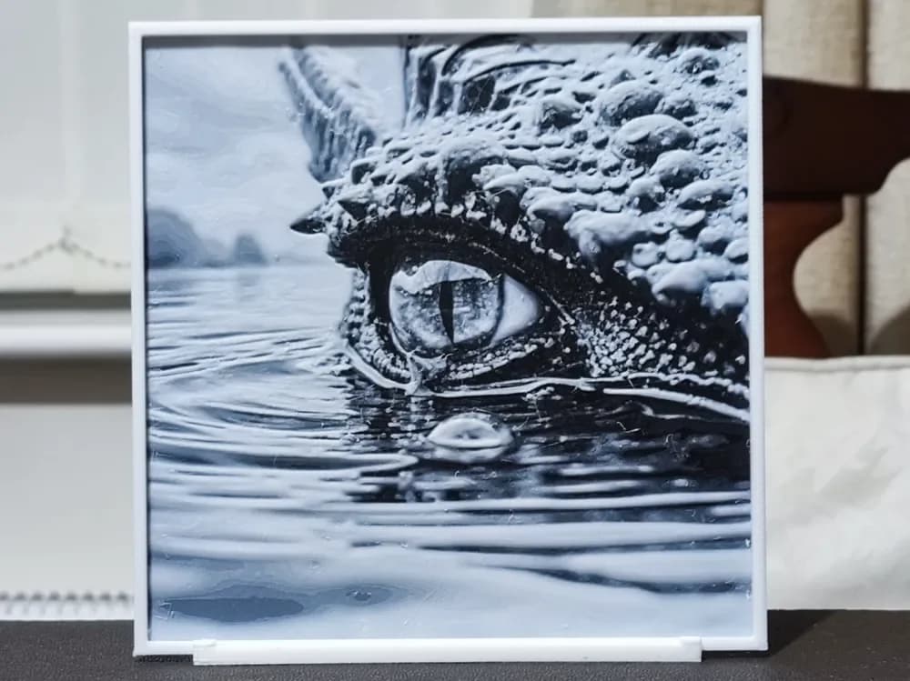 HueForge model: Nessie Finally Caught on Camera - HueForge 2 Color by BoDad