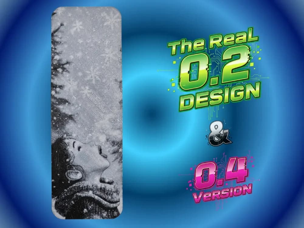 Snow Girl Bookmark by Atrus Design HueForge model: Snow Girl Bookmark by Atrus Design