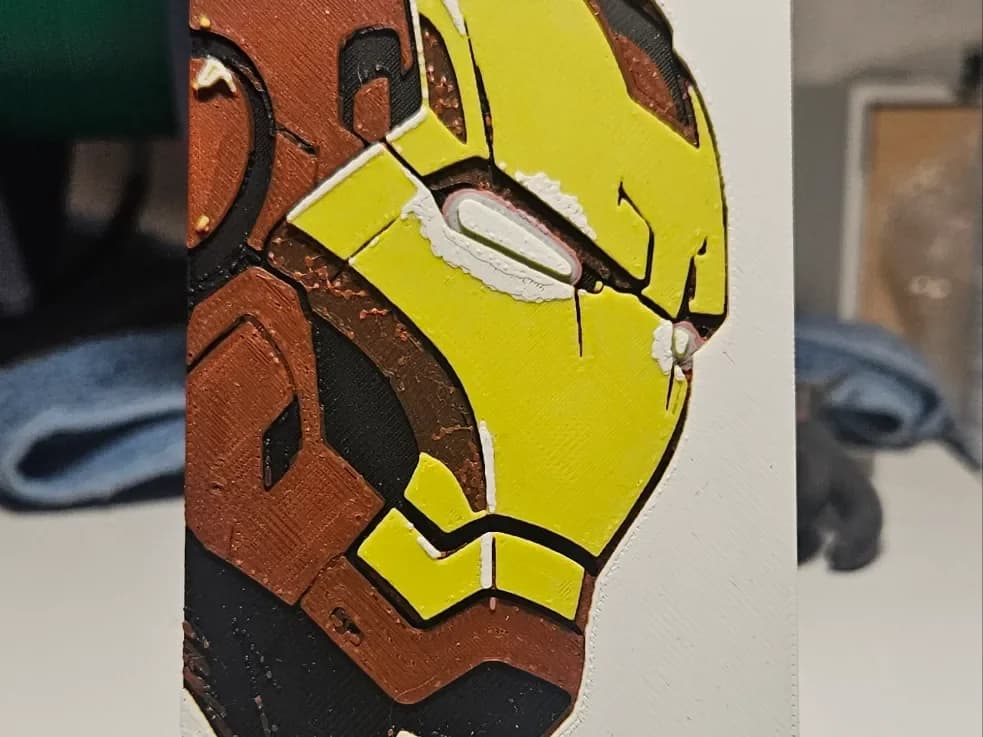 Iron Man by Mano's 3d_Art HueForge model: Iron Man by Mano's 3d_Art