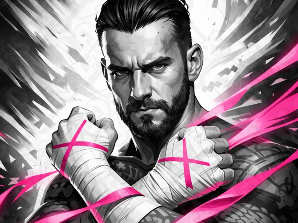 CM Punk Hueforge by LoFi Layers HueForge model: CM Punk Hueforge by LoFi Layers
