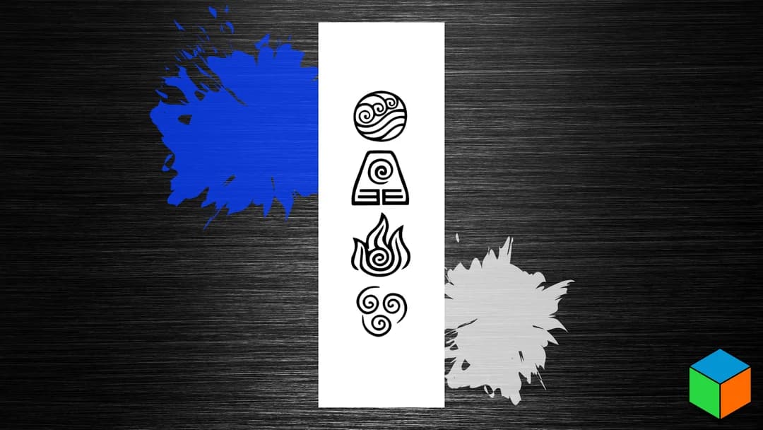 Water. Earth. Fire. Air. — The Four Nations Bookmark Water. Earth. Fire. Air. — The Four Nations Bookmark
