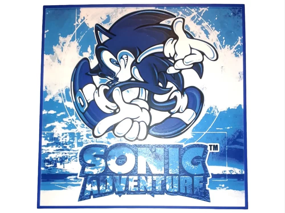Sonic Adventure Hueforge Dreamcast Hedgehog Sega by Elsie Moonshadow HueForge model: Sonic Adventure Hueforge Dreamcast Hedgehog Sega by Elsie Moonshadow
