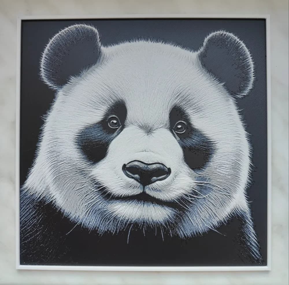 Panda - Hueforge by BeaN HueForge model: Panda - Hueforge by BeaN
