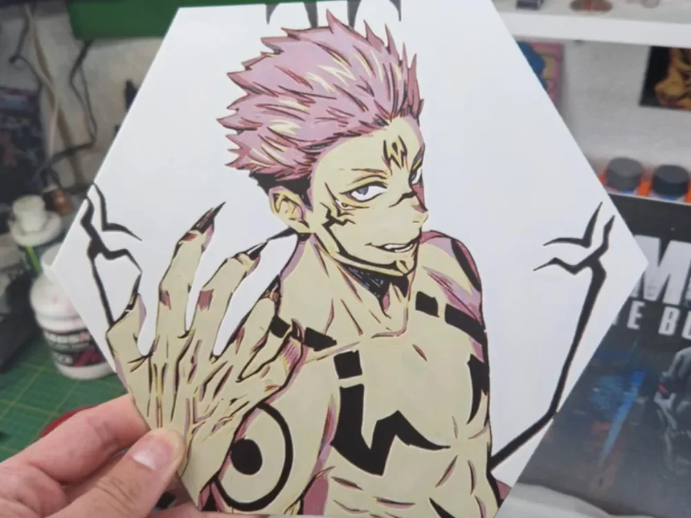 Sukuna Hueforge - Jujutsu Kaisen by Dakiren HueForge model: Sukuna Hueforge - Jujutsu Kaisen by Dakiren