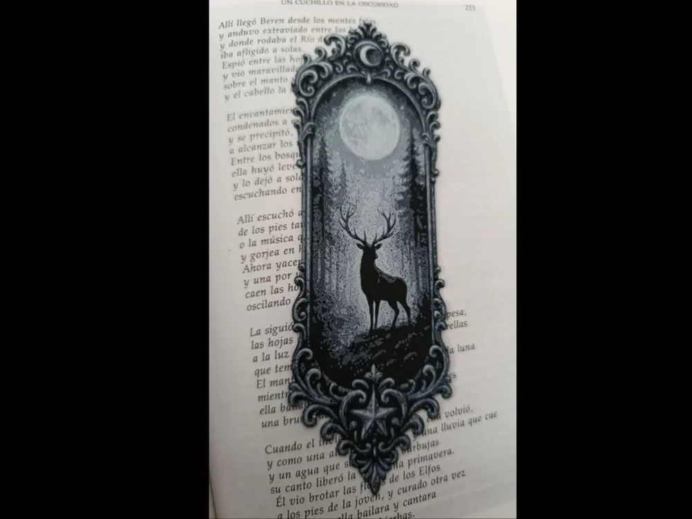 Deer under the moon Deer under the moon