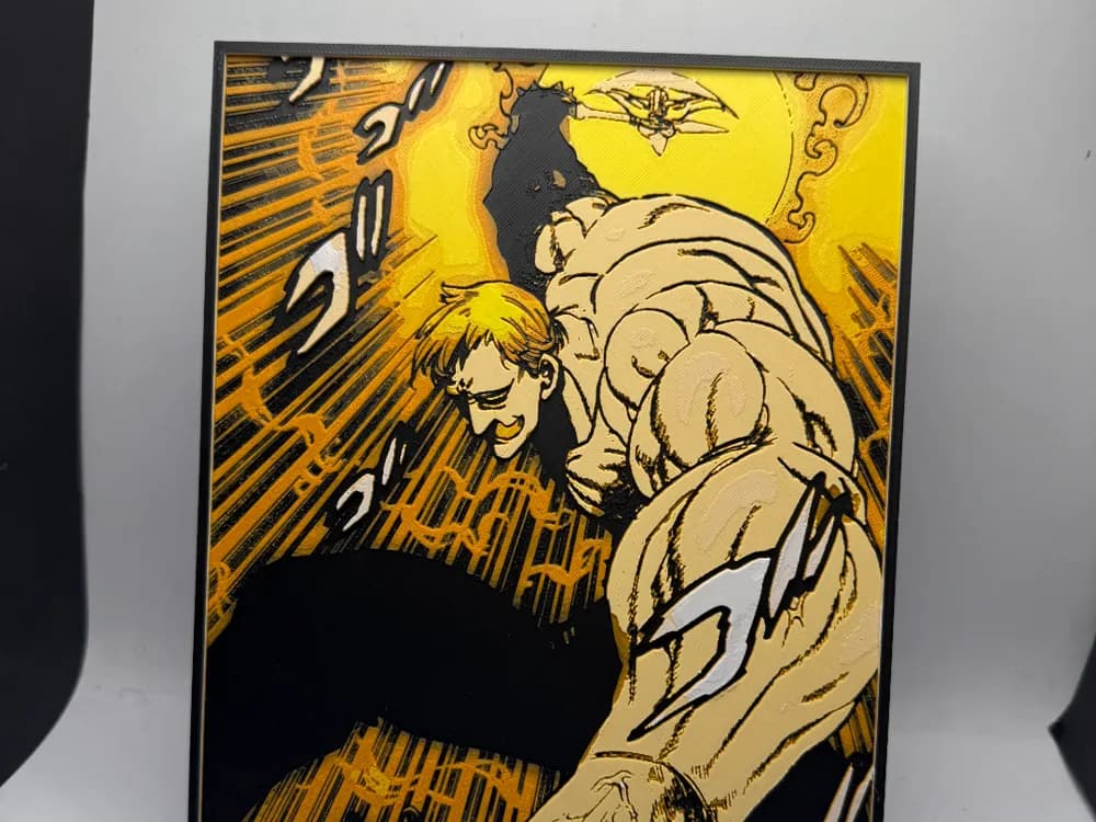 HueForge model: Escanor High Noon by MonkeyForge 3D