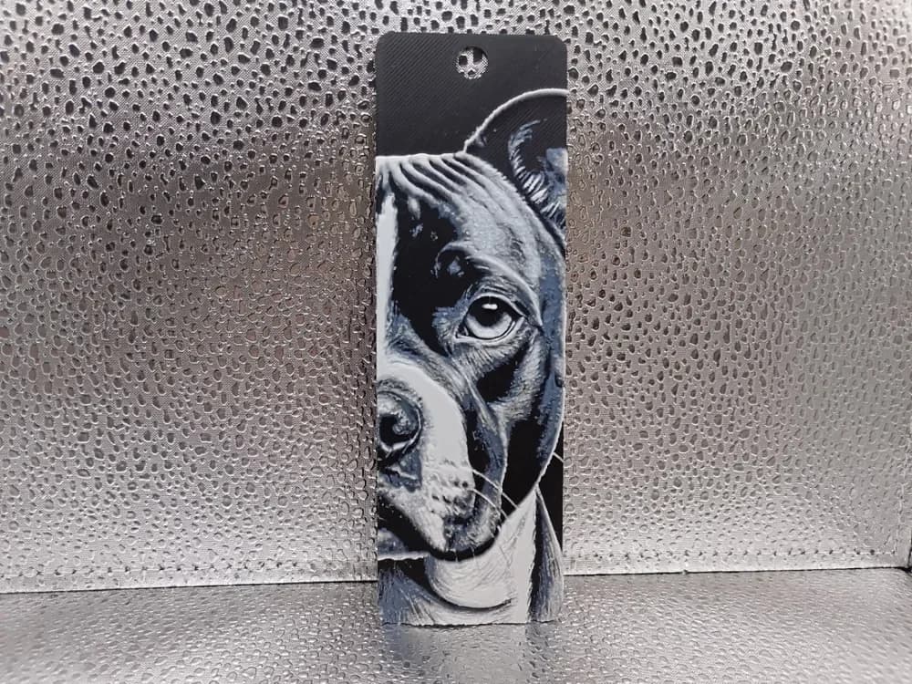 Amstaff Bookmark – Hueforge by Borishotch Industries HueForge model: Amstaff Bookmark – Hueforge by Borishotch Industries