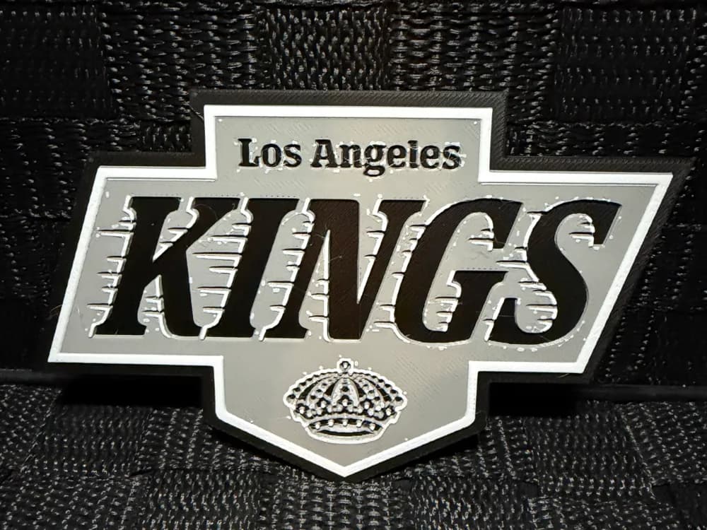 Los Angeles Kings Logo - Hueforge by JoDau HueForge model: Los Angeles Kings Logo - Hueforge by JoDau