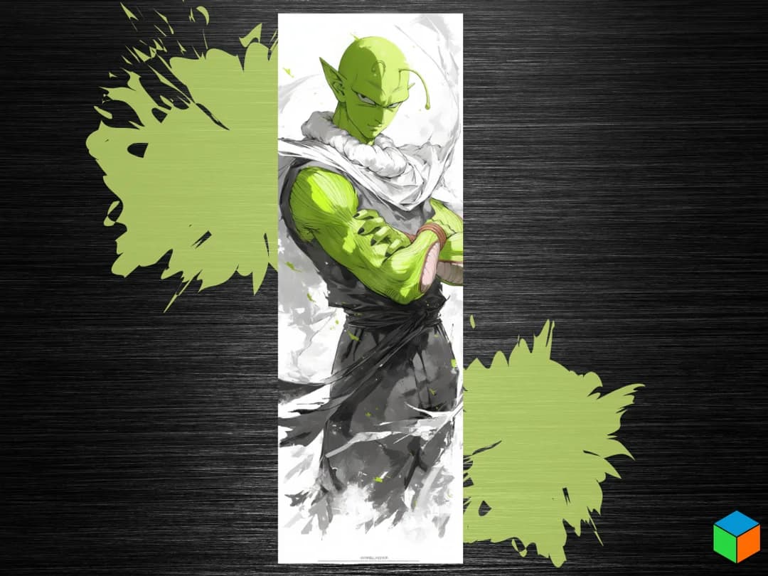 HueForge model: 🟢 Special Bonus Drop – Piccolo Patreon Exclusive Bookmark! 🟢 by 3D Prints By Vic