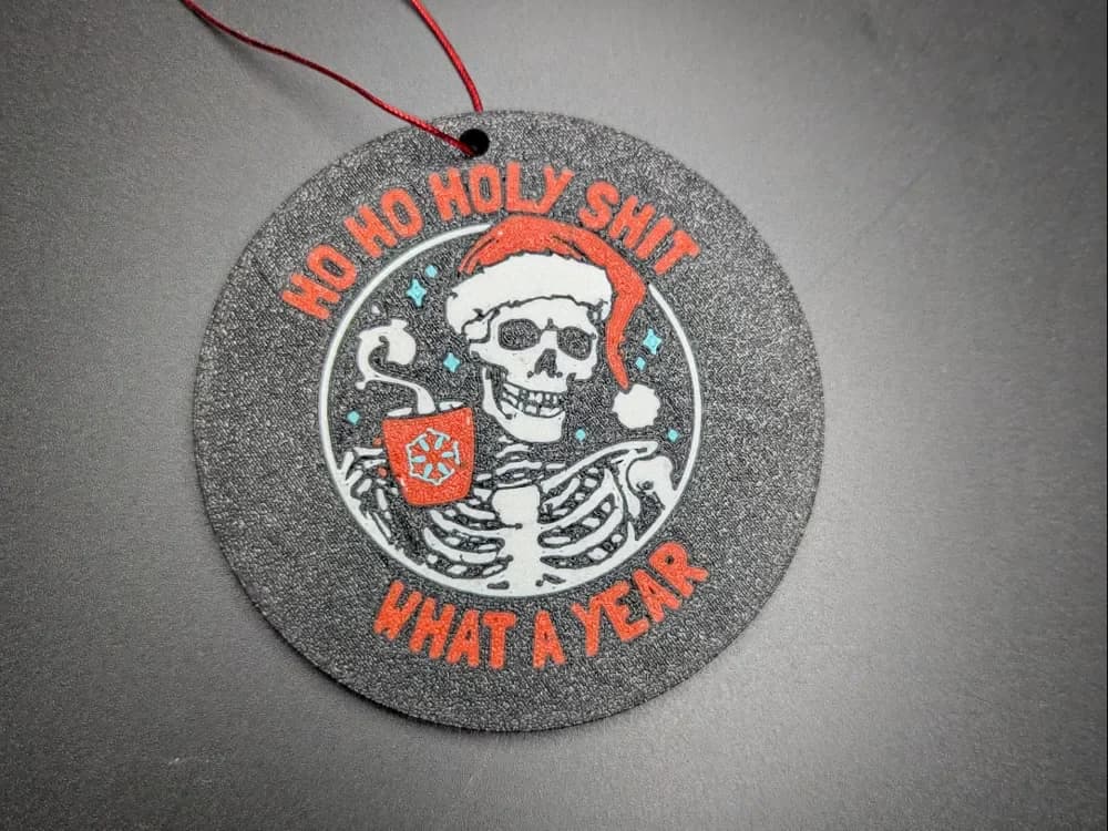 Ho Ho Holy Sh!t What a year Ornament
