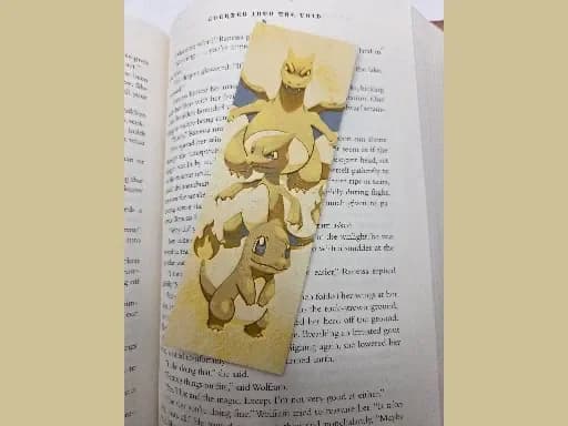 Charmander Evolutions Bookmark Charmander Evolutions Bookmark