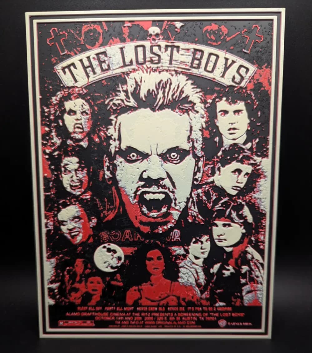 Lost Boys Poster Hueforge by the_bearded_jedi HueForge model: Lost Boys Poster Hueforge by the_bearded_jedi