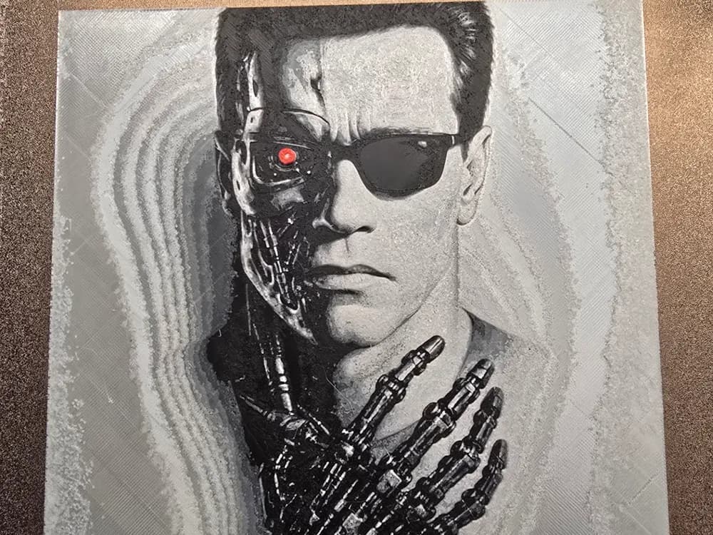 Terminator Hueforge by 3D-Mentiel HueForge model: Terminator Hueforge by 3D-Mentiel