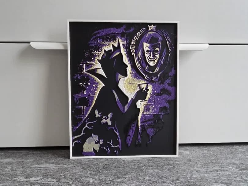 Diseny Evil Queen Hueforge by RIVY3Dprint HueForge model: Diseny Evil Queen Hueforge by RIVY3Dprint