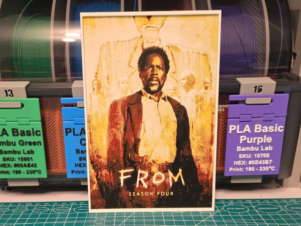 FROM Season 4 Poster - Hueforge Art by Lumpy3D HueForge model: FROM Season 4 Poster - Hueforge Art by Lumpy3D