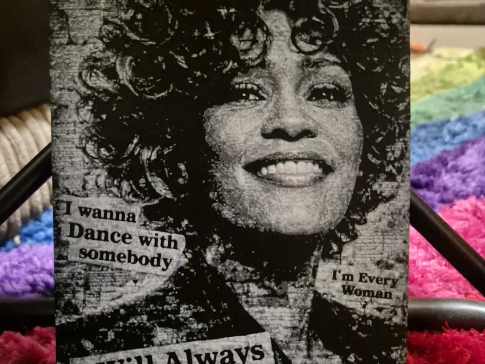 whitney houston newspaper by Buntsta HueForge model: whitney houston newspaper by Buntsta