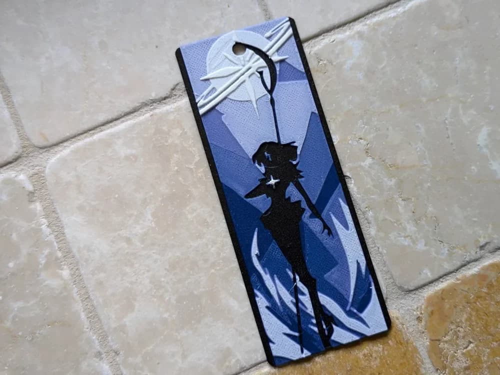 Sailor Saturn Bookmark - Hueforge Sailor Saturn Bookmark - Hueforge
