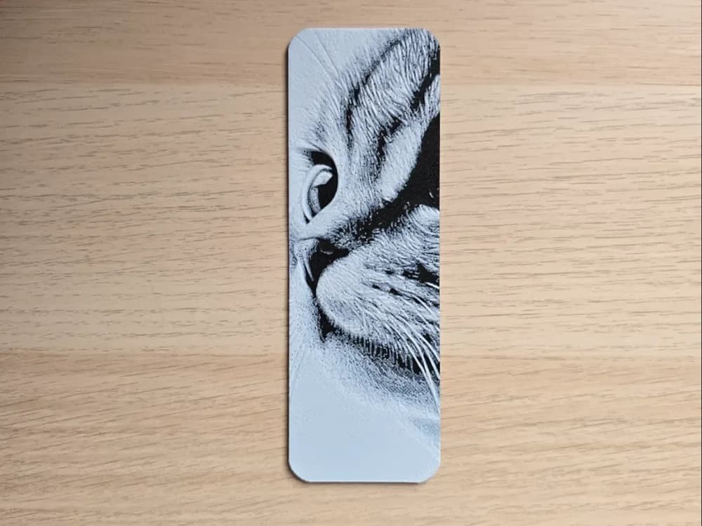 Kitten 6 Bookmark by Atrus Design HueForge model: Kitten 6 Bookmark by Atrus Design