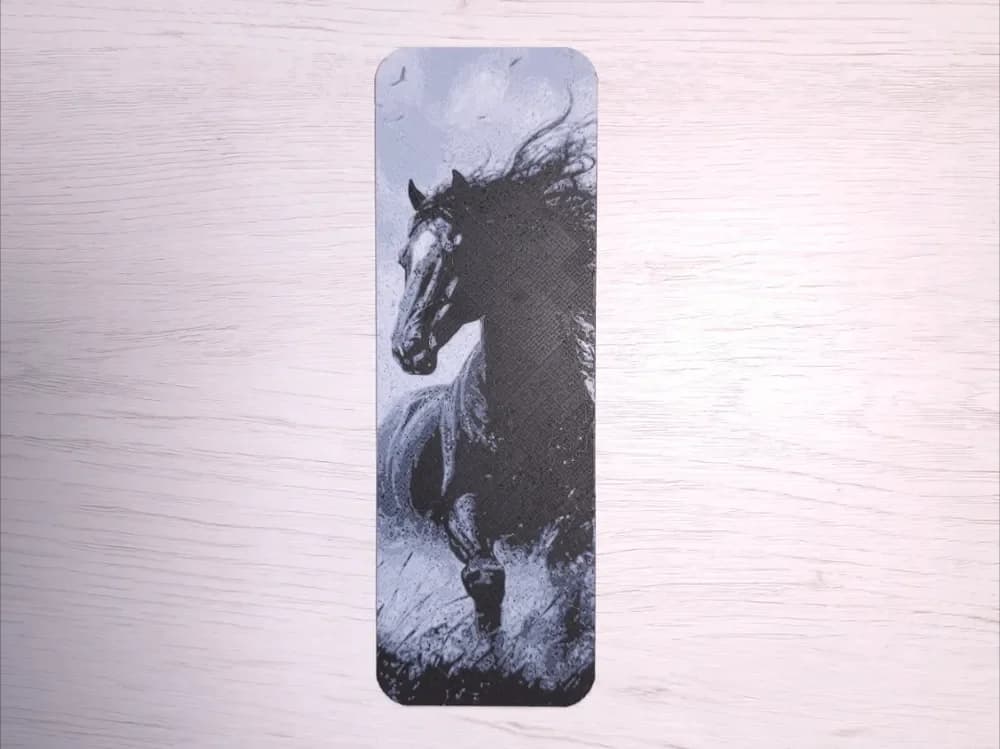 Horse 4 Bookmark by Atrus Design HueForge model: Horse 4 Bookmark by Atrus Design