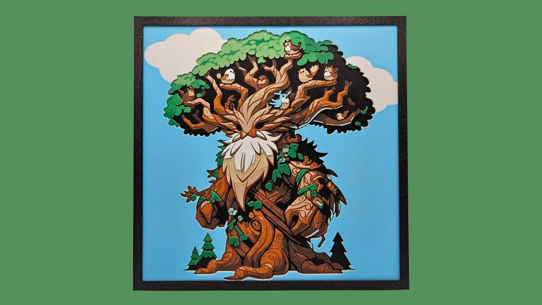 Treant by BusyKikiBee HueForge model: Treant by BusyKikiBee