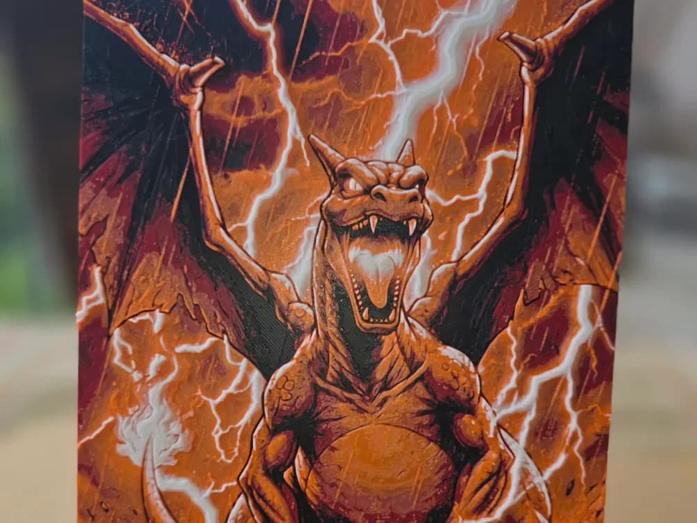 Storm Surge Charizard by Booster's Errant Venture HueForge model: Storm Surge Charizard by Booster's Errant Venture
