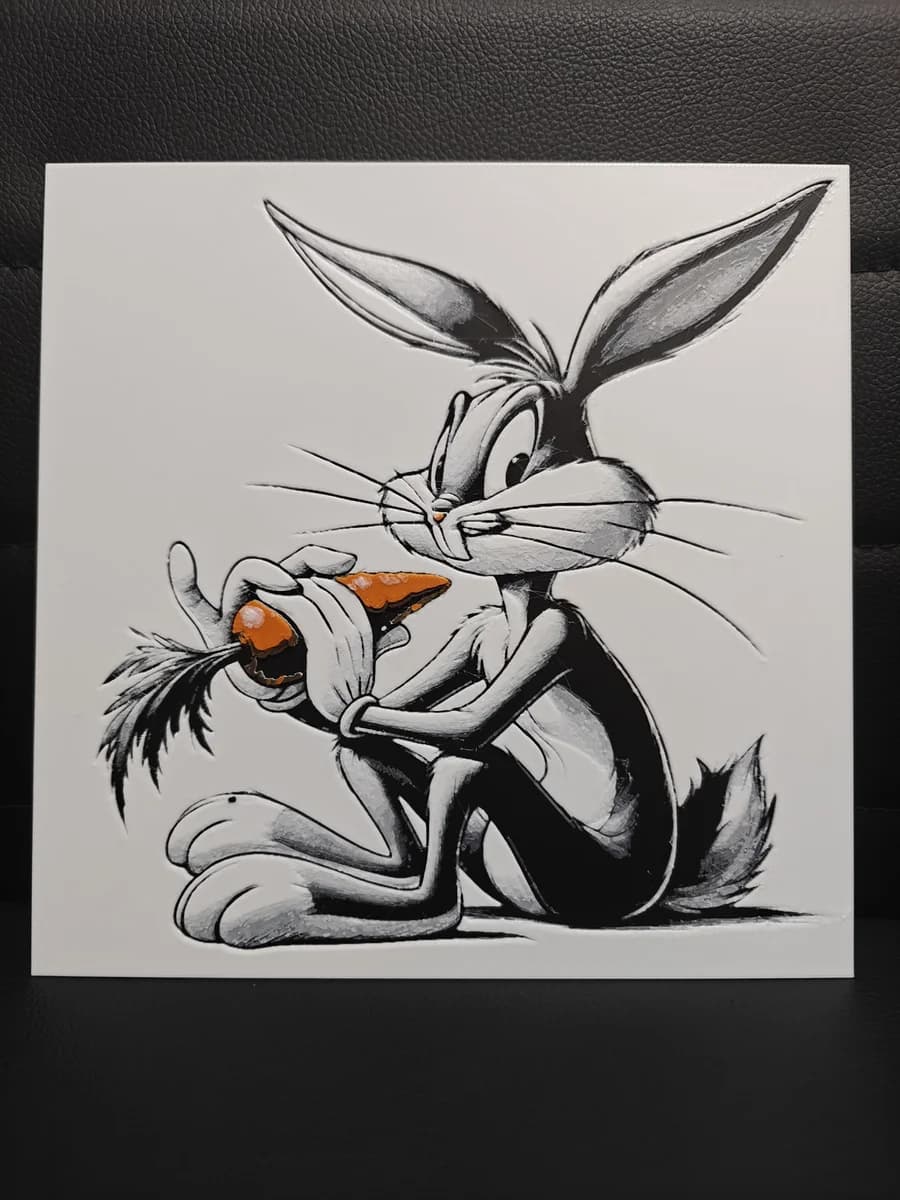 Bugs Bunny by TheHueforgeLady HueForge model: Bugs Bunny by TheHueforgeLady