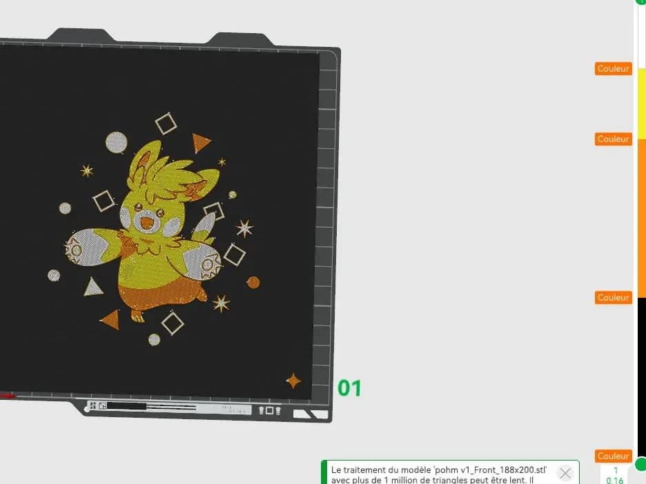 hueforge Pohm Pawmi by ZombiePaint3D HueForge model: hueforge Pohm Pawmi by ZombiePaint3D