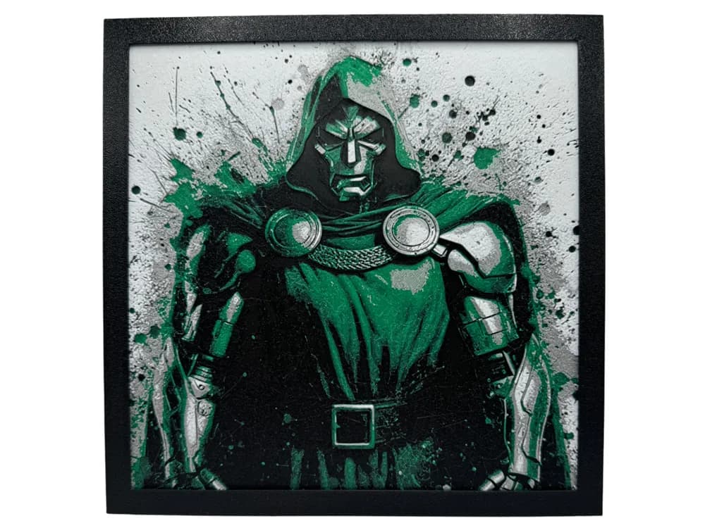 Dr Doom - Marvel Hueforge by Canadian Gamer HueForge model: Dr Doom - Marvel Hueforge by Canadian Gamer