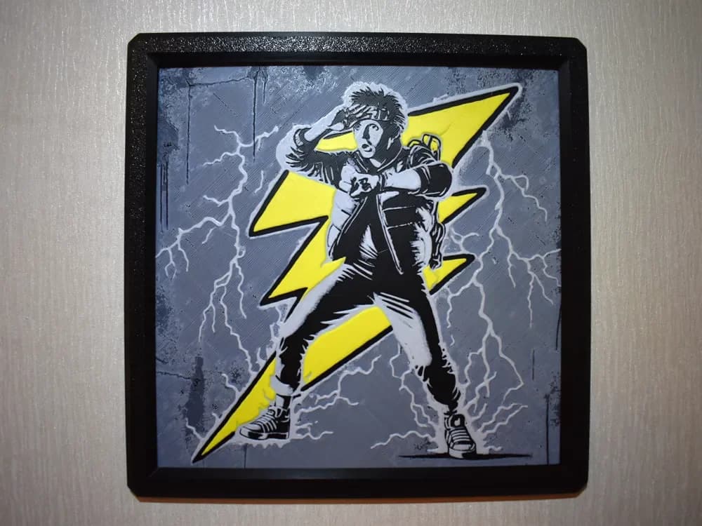 HueForge model: Marty Mcfly Hueforge by Chris B