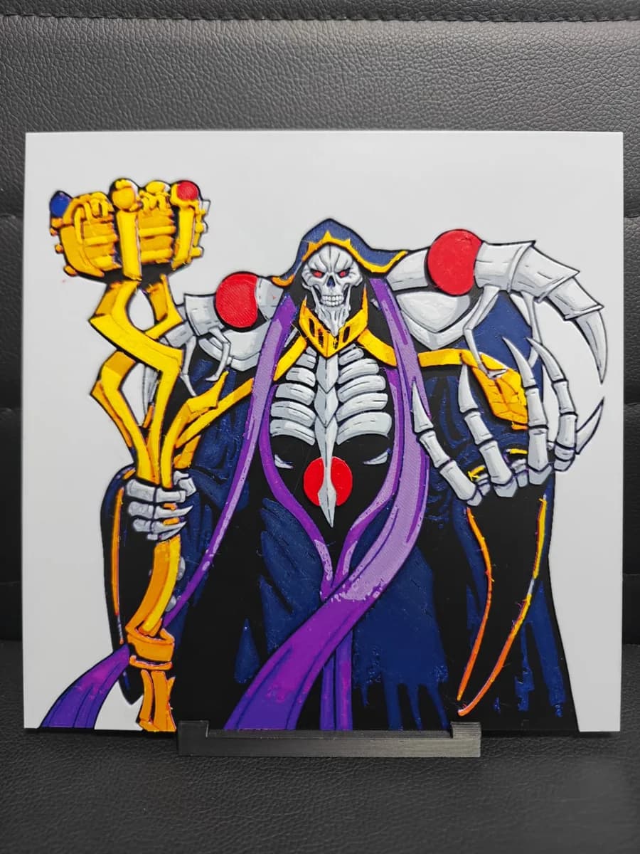 Ainz Ooal Gown Overlord by TheHueforgeLady HueForge model: Ainz Ooal Gown Overlord by TheHueforgeLady