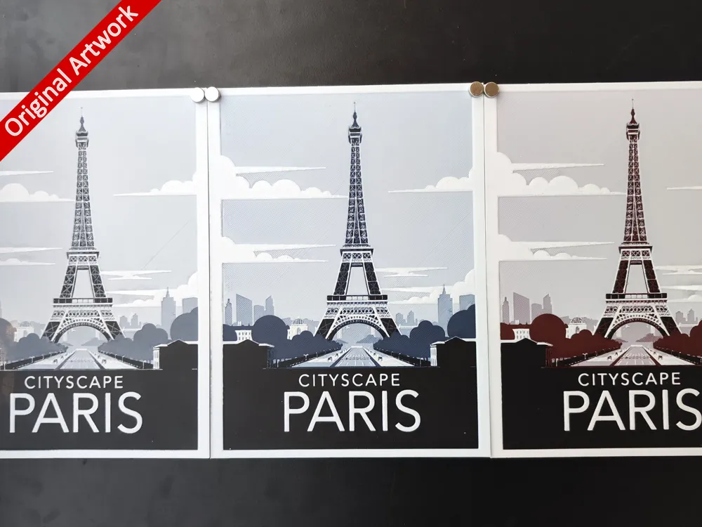 Paris travel poster - hueforge Paris travel poster - hueforge