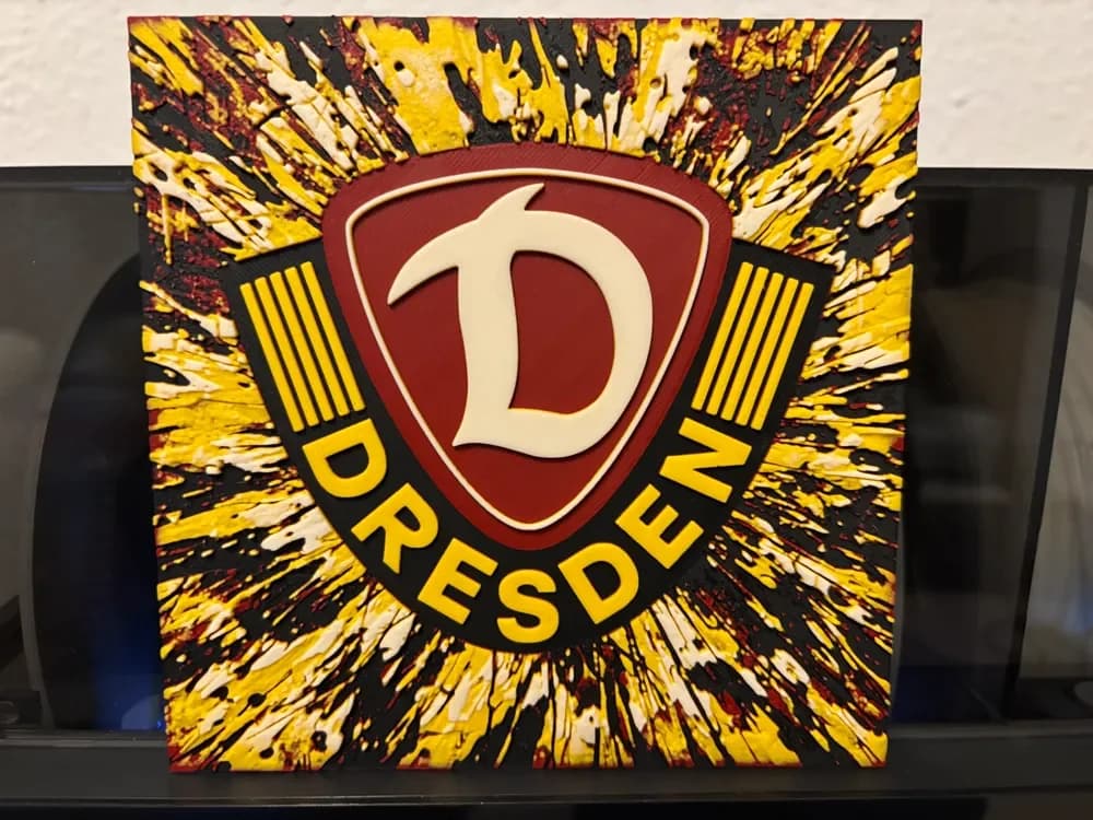 Dynamo Dresden Logo "Space" Hueforge Dynamo Dresden Logo "Space" Hueforge