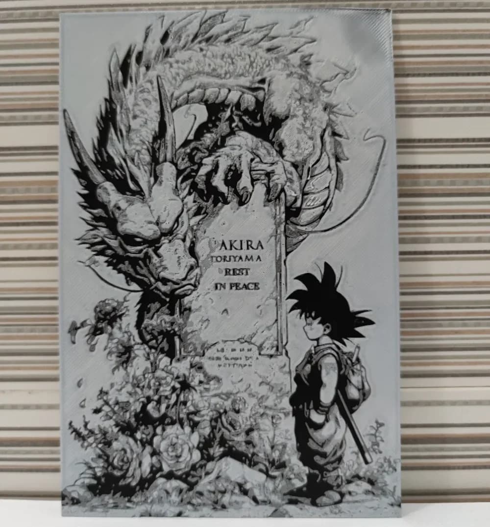 Goku's hueforge watching Akira's grave Goku's hueforge watching Akira's grave