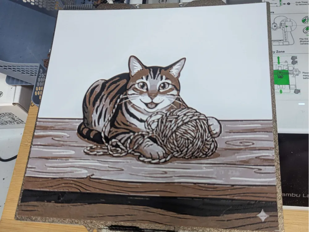 hueforge cat ball of wool hueforge cat ball of wool