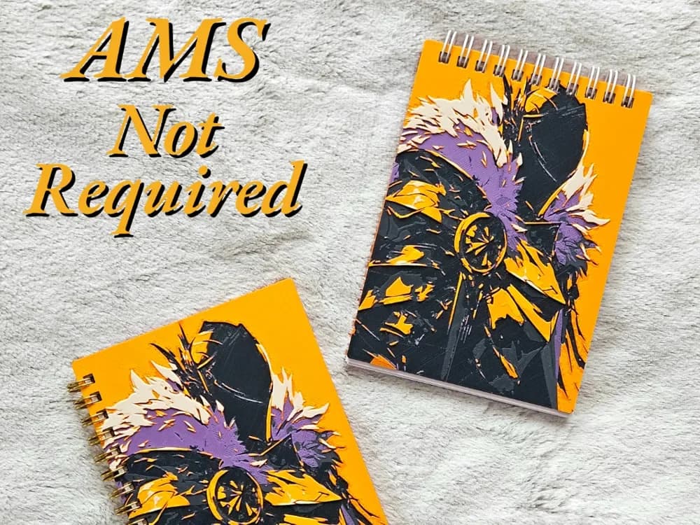 Eclipse Knight - NoteBook Covers! by C3D HueForge model: Eclipse Knight - NoteBook Covers! by C3D