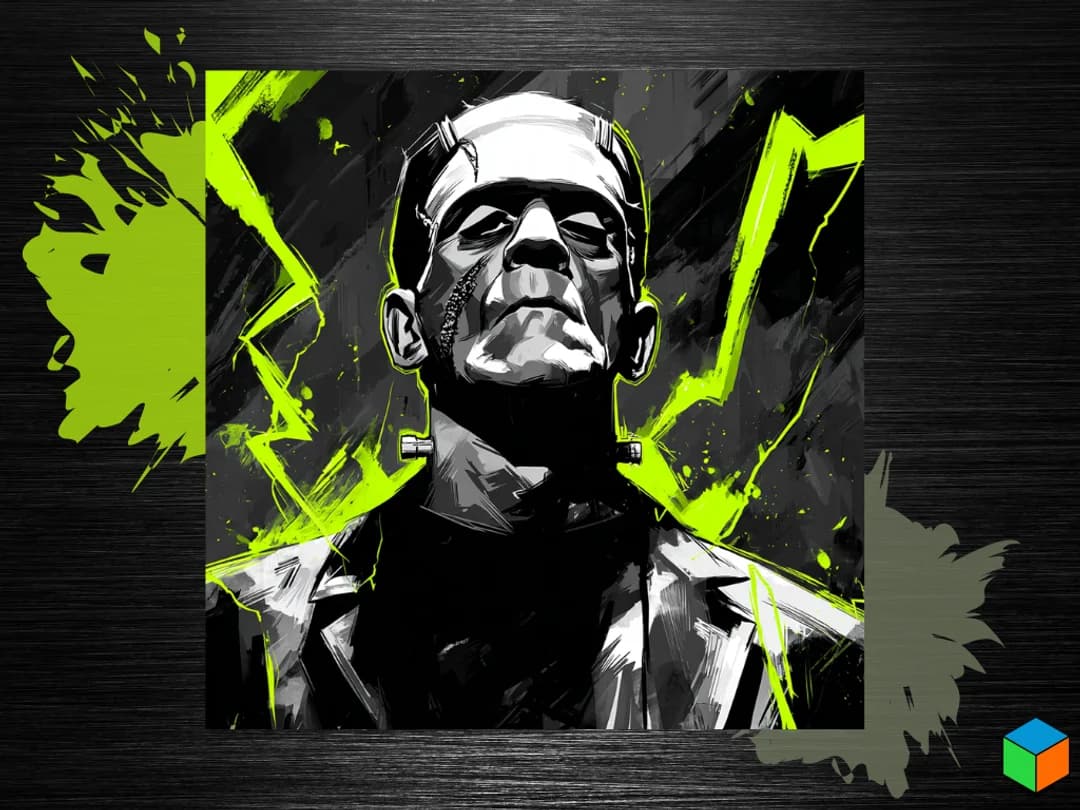 ⚡💚 Frankenstein 💚⚡ by 3D Prints By Vic HueForge model: ⚡💚 Frankenstein 💚⚡ by 3D Prints By Vic