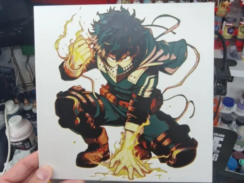 My Hero Academia Hueforge - Izuku Midoriya by Dakiren HueForge model: My Hero Academia Hueforge - Izuku Midoriya by Dakiren