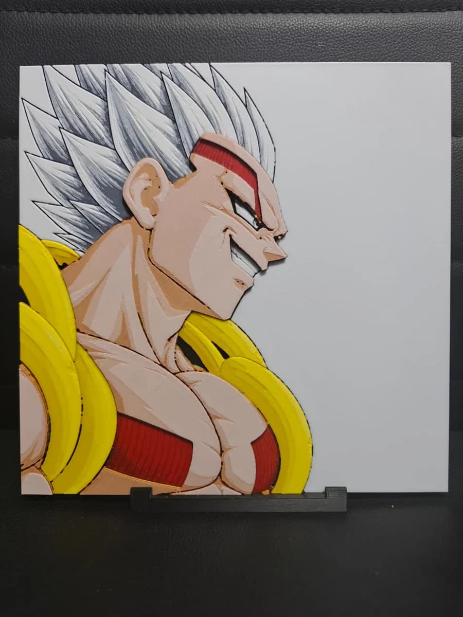Baby Vegeta by TheHueforgeLady HueForge model: Baby Vegeta by TheHueforgeLady