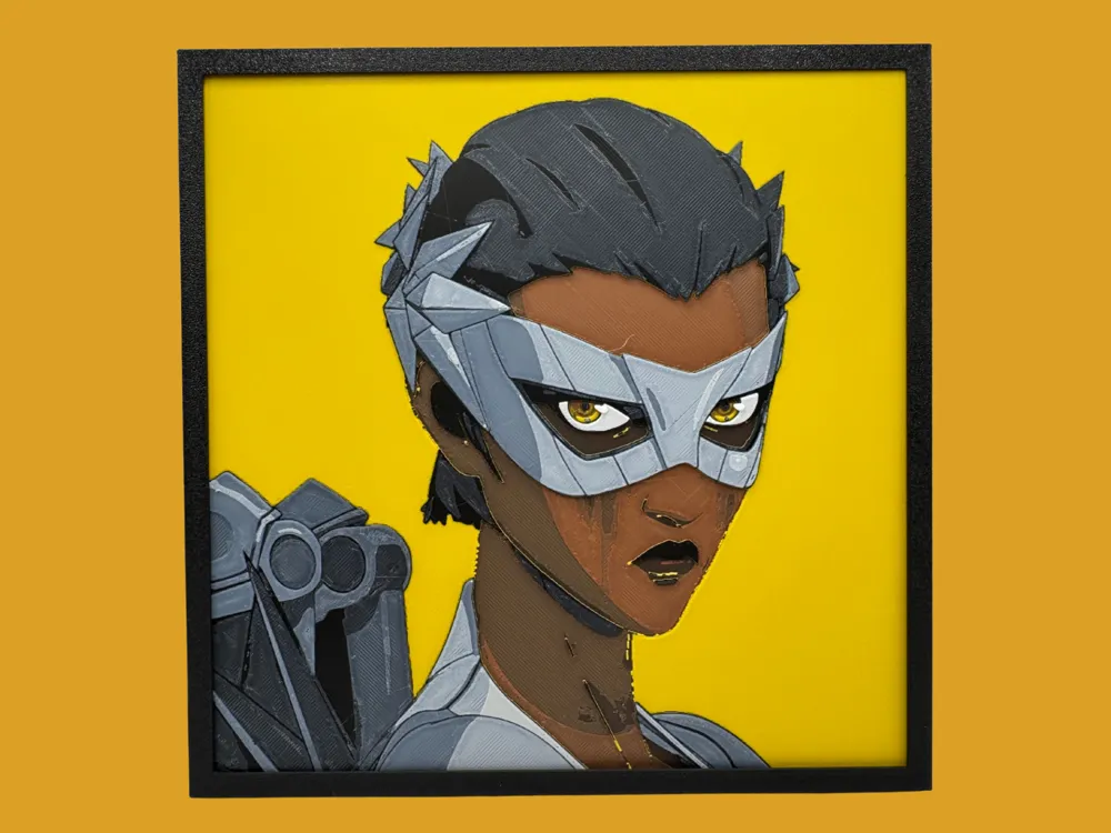 HueForge model: Coupe - Dispatch by Canadian Gamer