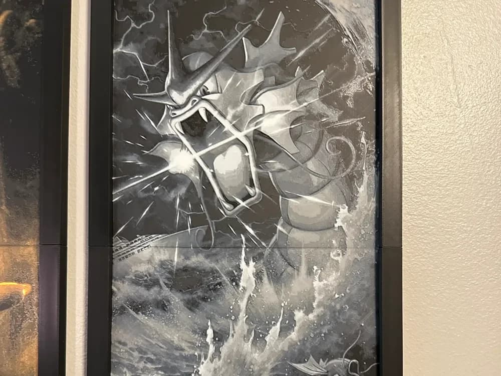 HueForge model: Gyarados 2-piece Hueforge by Hey Ben