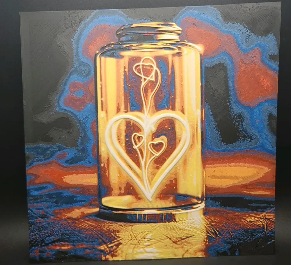 HueForge model: Power of Love Hueforge by the_bearded_jedi