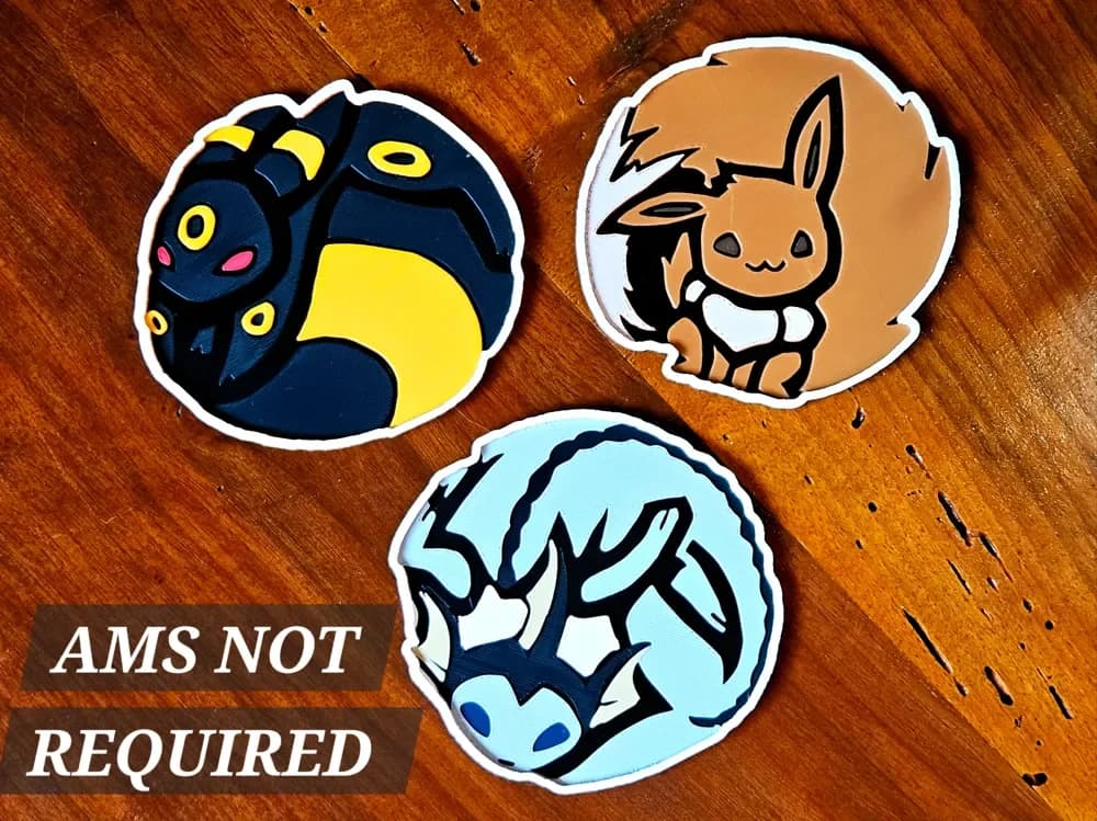 Eeveelution Pokémon Coasters III - Set 3/3 Eeveelution Pokémon Coasters III - Set 3/3