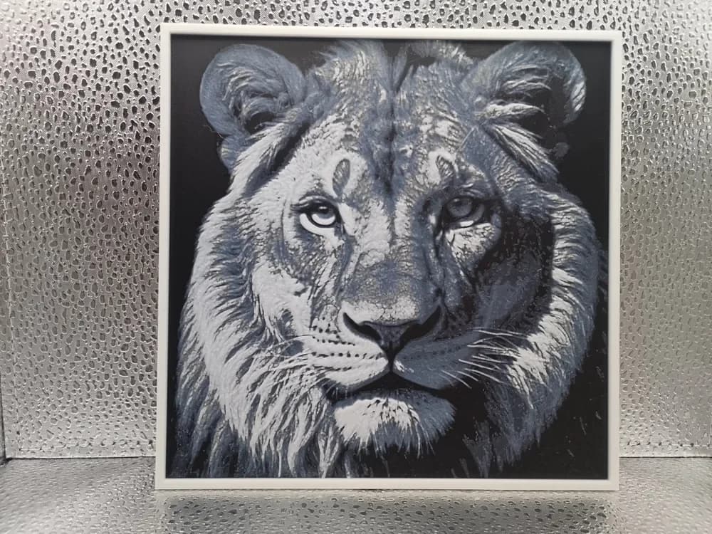 Lion – Hueforge by Borishotch Industries HueForge model: Lion – Hueforge by Borishotch Industries