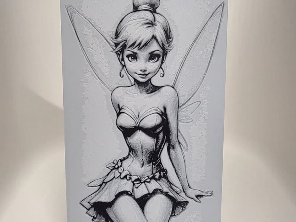 Tinkerbelle Hueforge by Morganja HueForge model: Tinkerbelle Hueforge by Morganja