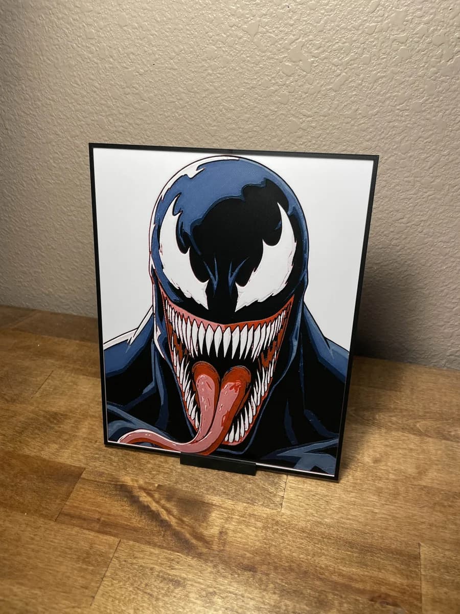 Venom by Cloudy Nostalgia HueForge model: Venom by Cloudy Nostalgia